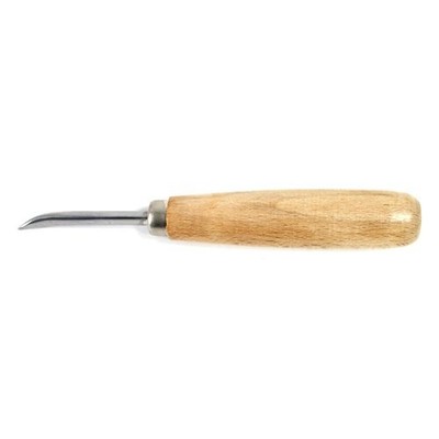 Steel Burnisher Curved - SFC Tools - 6-inch, 2-inch blade, 0.375-inch thick 