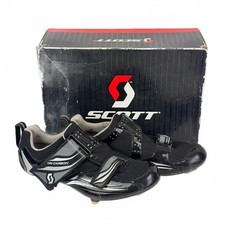 Scarpe da ciclismo Scott Tri Carbon nere per bici taglia UK 8 EU 42