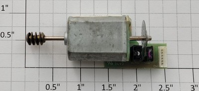 Mabuchi FK-130SHX 12-Volt DC Flat Can Motor with Worm Gear and Strobe