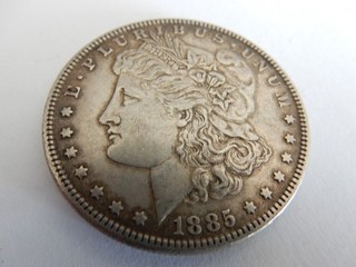 USA 1 DOLLAR 1885 MORGAN TYP SILBER 26 69 GRAMM