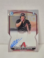 2023 Bowman Chrome - Prospect Autographs Deyvison De Los Santos #CPA-DD