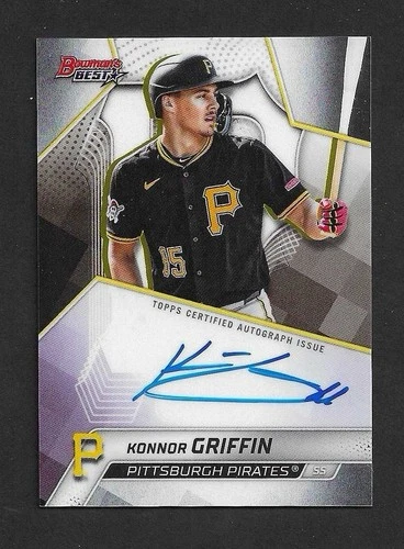 KONNOR GRIFFIN 2025 Bowman's Best Auto #B25-KG Pirates Rookie Card RC HOT