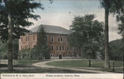 Andover, Massachusetts MA Phillips Academy 1916 Antique Vintage Postcard
