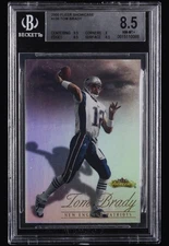 2000 Fleer Showcase Tom Brady #136 Rookie /2000 NM-MT+ BGS 8.5