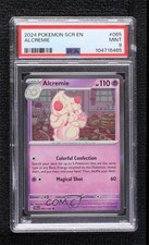 Alcremie Pokemon SV07: Stellar Crown SCR PSA 9 MINT