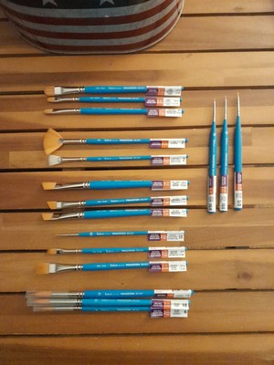 NEW! Princeton Select - Mixed Media Paint Brushes - Lot Of 17 All Diff Sizes
