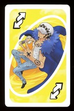Trafalgar Law GIALLO Reverse Card ONE PIECE Mattel originale giapponese UNO Card NM