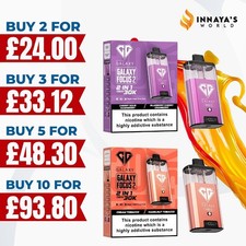 Crystal Galaxy Focus 2 30K Rechargeable Prefilled Pod Kit 20MG 2ML UK Stock