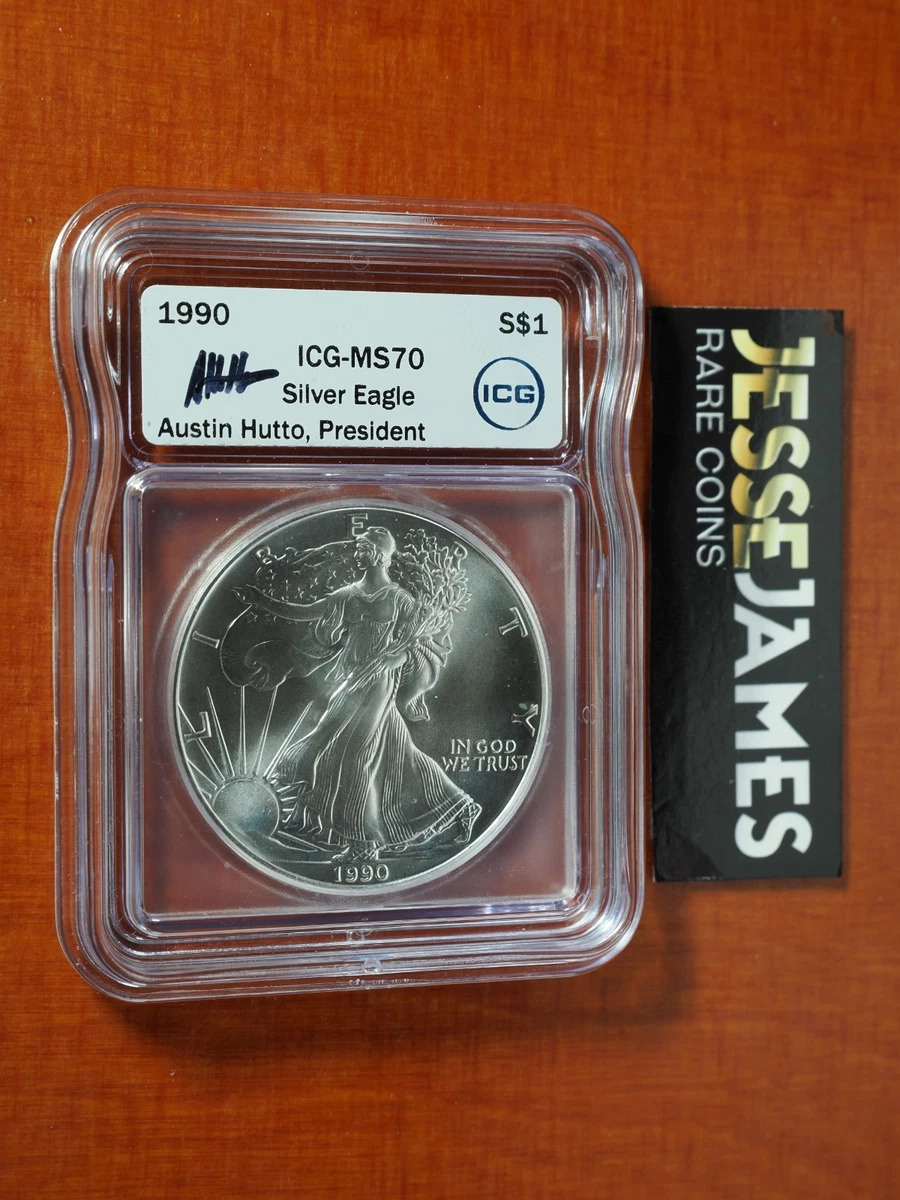 1990 American Eagle MS 70 Graded Silver Bullion Coins for sale | eBay