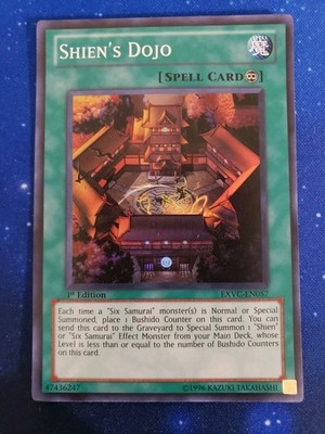 Yugioh Shien's Dojo EXVC-EN057 Super Rare 1st Edition