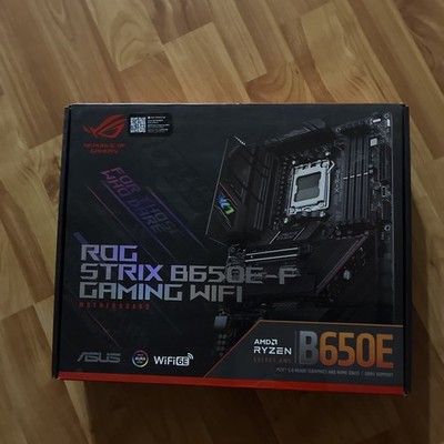 ASUS ROG Strix B650E-F Gaming WiFi AMD B650 AM5 Ryzen Desktop ATX Motherboard