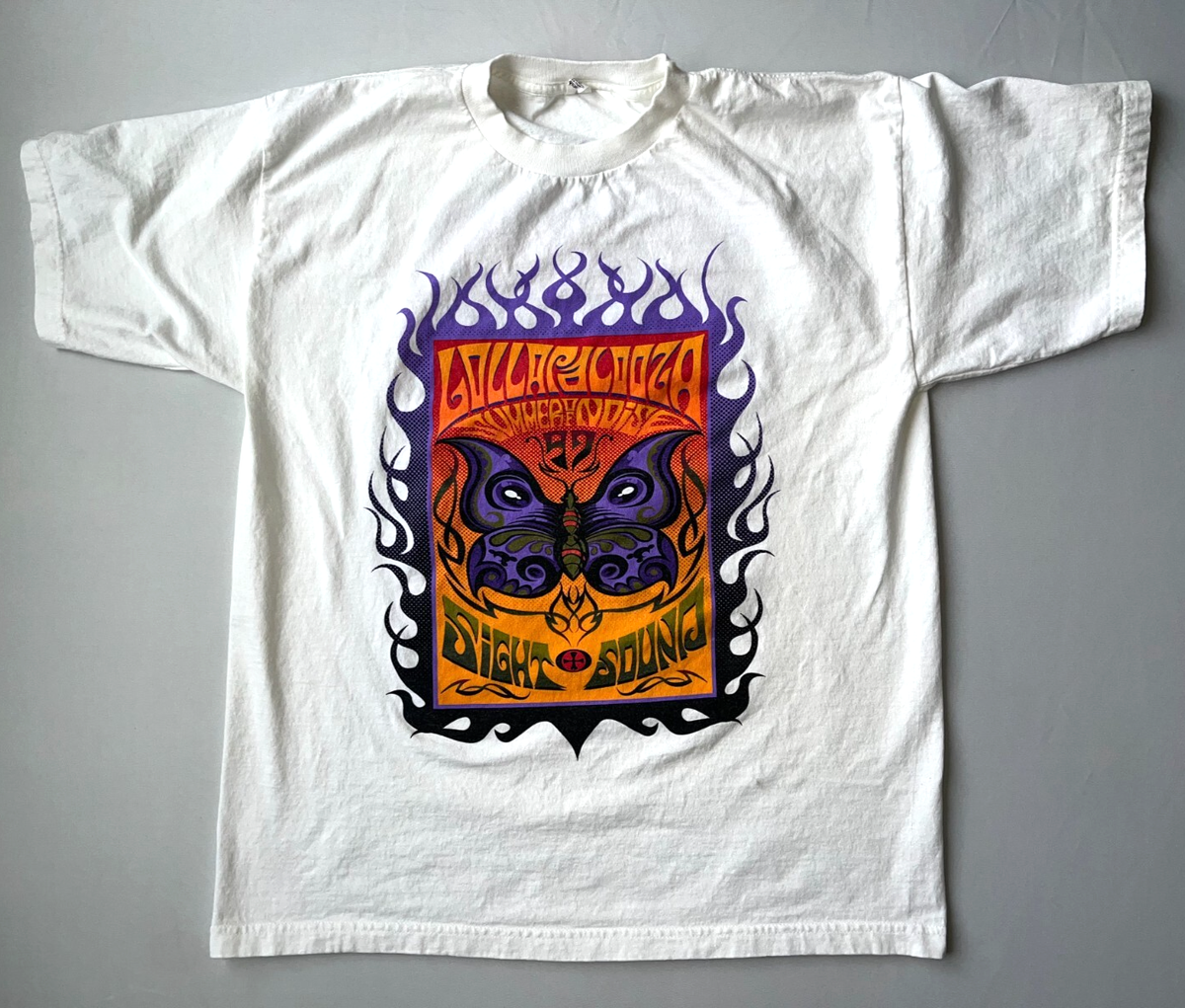 Vintage 1997 Lollapalooza Summer of Noise Shirt Rare Sz XL Made in