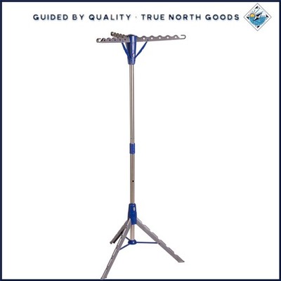 Versatile 64-Inch Tripod Drying Rack Folds Easy Storage Holds 30 Garments *NO CA