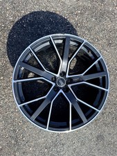 22" AUDI Q8 SQ8 RSQ8 GUNMETAL/MACHINED OEM FACTORY STOCK WHEEL RIM 5X112