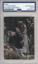 Taylor Swift SIGNED Proposal to Travis Kelce Picture Card AUTOGRAPH PSA DNA COA