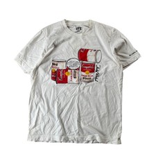 Uniqlo UT Andy Warhol Campbells White Shirt Size M
