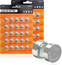 50 Pack LR44 Batteries, AG13 357 303 SR44 a76 Lr44 Button Cell Batteries, 1.5v B