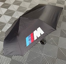 80230439654 Genuine BMW M Power Umbrella Vintage Black Compact M2 M3 M5 E36 E90
