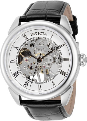 Invicta Men's Specialty Mechanical Watch, Leather Strap, Black Model:23533.  337