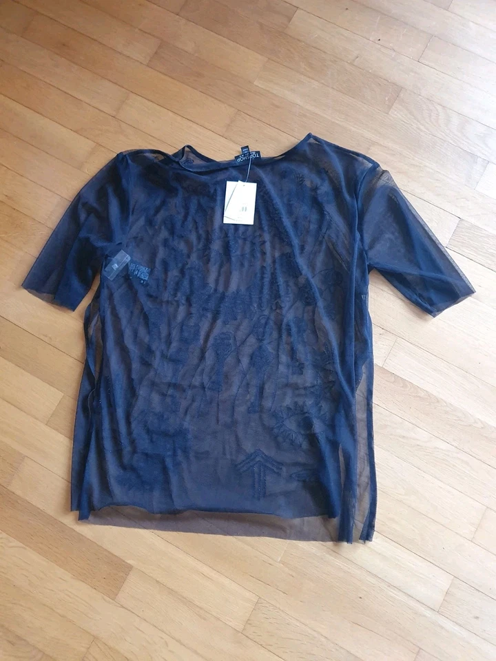 TOPSHOP Tunika Bluse Shirt Überwurf Neu Eti 40/42  Np 52 € TOP - Bild 4 von 4