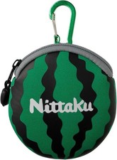 Nittaku Table Tennis Ball Case Holds 3 Balls - Watermelon Design NL9261 NEW