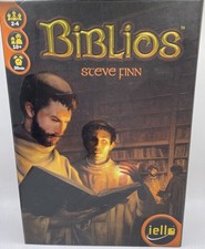 Biblios Board Game Steve Finn Iello Card Game 100% COMPLETE