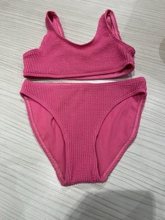 Mädchen Bikini Pink Gr. 134/140