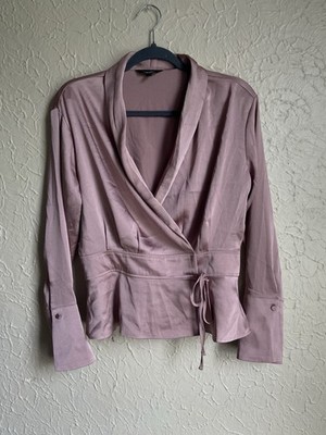 EXPRESS SATIN TIE FRONT BLAZER Mauve Classy Sexy Office Career SZ S | eBay EXPRESS SATIN TIE FRONT BLAZER Mauve Classy Sexy Office Career SZ S | eBay