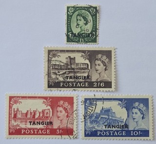 TANGIER CLASSICS 1955 Set of 4x St Edward Crown SUPERB Used. €120.