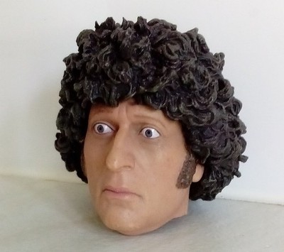 Dr Who - Atemberaubender vierter Doktor 1:6 Scale Head Original Big Chief Tom Baker 4th