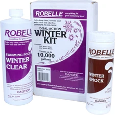 10,000 Gallon Dual-Action Winter Kit, Premium Pool Closing Kit, for Pools up to