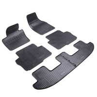 Gummi-FußMatten Seat Alhambra 2010-2022 (7-Sitzer) Rigum Passgenau Auto Set