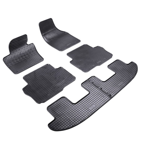 Gummi-FußMatten Seat Alhambra 2010-2022 (7-Sitzer) Rigum Passgenau Auto Set-image