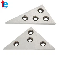 2Pcs 45 45 90 Degree Angle Blocks 30 60 90 Degree Angle Hardened Steel 4 Hole