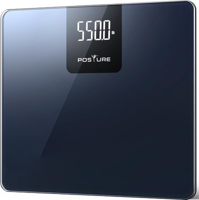 550lb Capacity Digital Bathroom Scale High Precision Body Weight Scale Extra ...