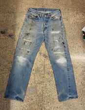 70 s Levi s Redline 501 30x30 Actual 28x30 With Insane Repairs
