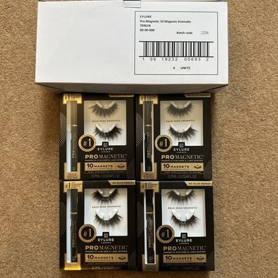EYLURE Magnetische Wimpern Konvolut 4 Sets mit Eyeliner Faux Nerz Dramatischer Effekt