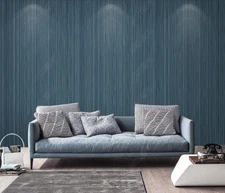 3D Blue Texture Self-adhesive Removeable Wallpaper Wall Mural Sticker 160