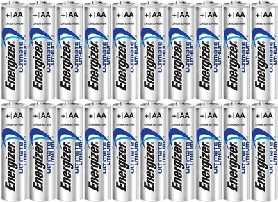 Powerful 20-Pack of Ultimate Lithium AA Batteries - Leak-Resistant Design