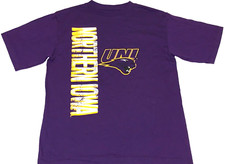 UNI Panthers University of Northern Iowa Purple T-Shirt New! Youth Boys 16 18