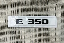 E350 Gloss Black Car Rear Trunk Emblem Badge Decal Sticker For Mercedes New
