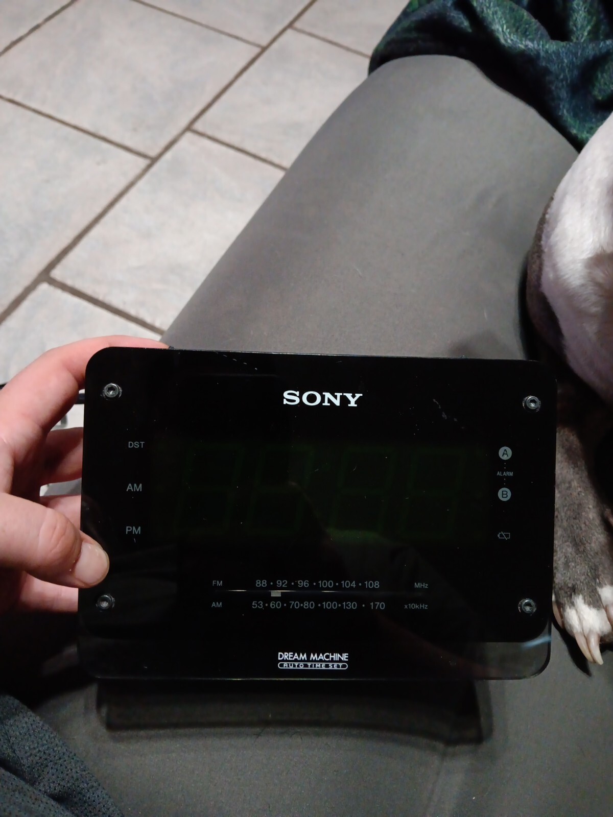 Sony Dream Machine Alarm Clock Radio Model ICFC414 Tested and Working