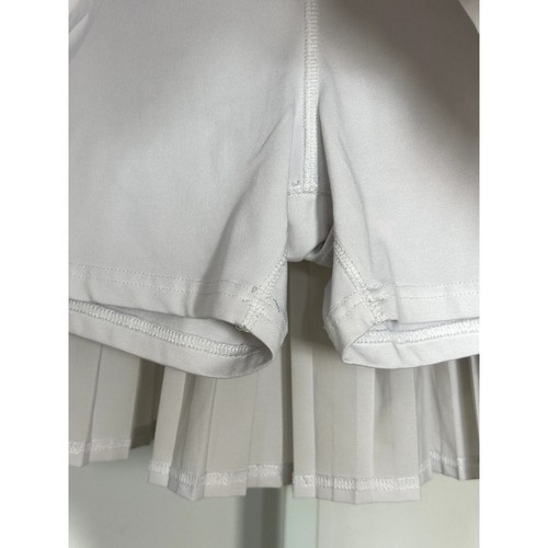 Minifalda/falda de tenis atlética plisada blanca talla grande BOLLE para mujer - Imagen 5 de 8
