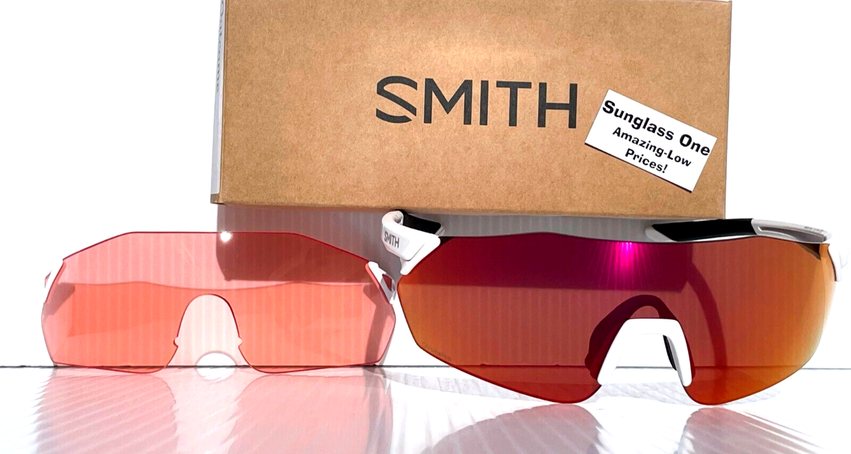 Smith Optics REVERB Matte White ChromaPop Red Mirror & Low Light 2