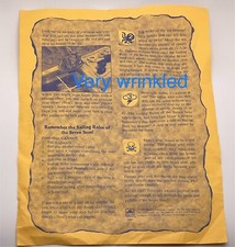 Board Game Parts: PIRATE'S GOLD, Golden, 1993, replacement pieces