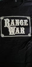 RANGE WAR Logo XL Black T-Shirt * LEE VING of FEAR * Brand New* Rare!