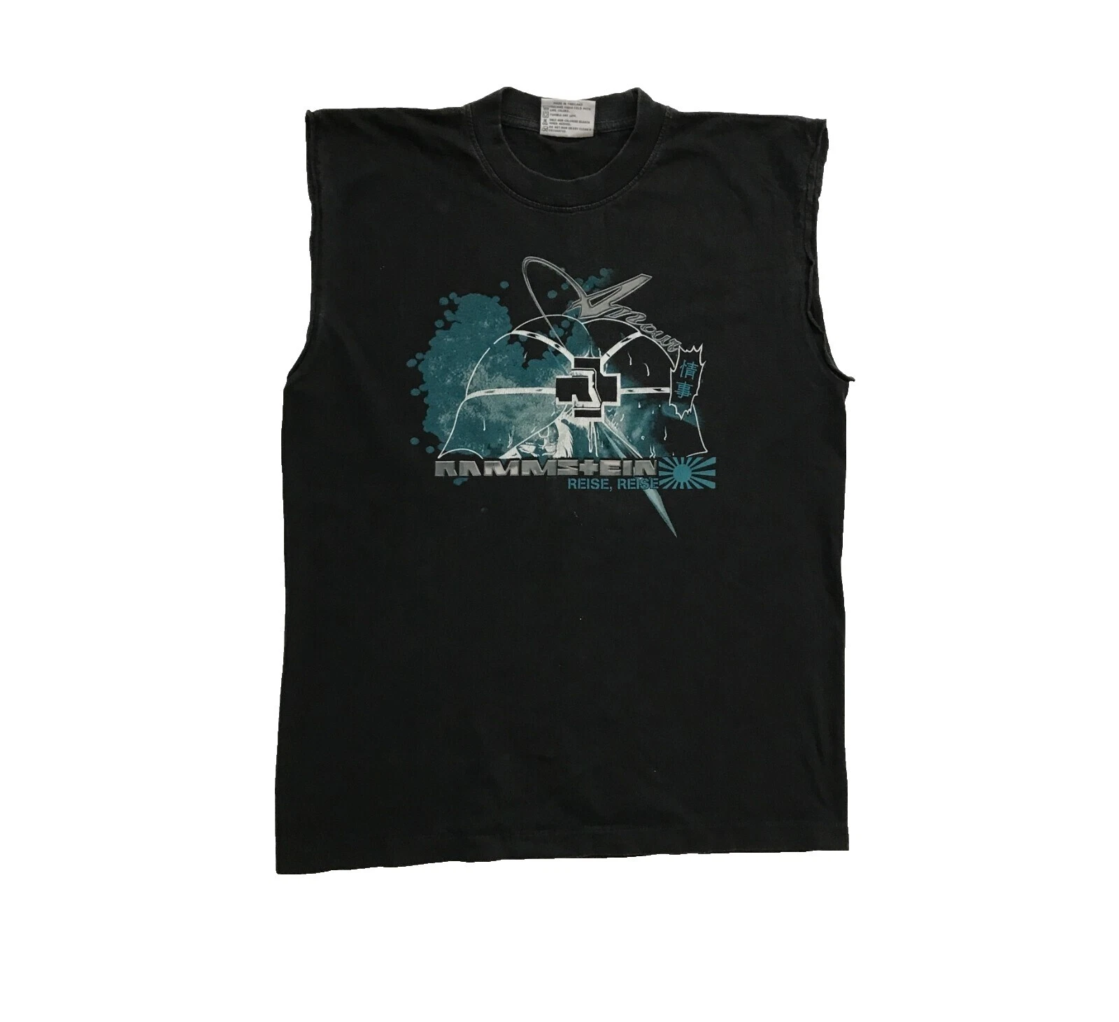 Punk Regular Size Sleeveless Vintage T-Shirts for Men