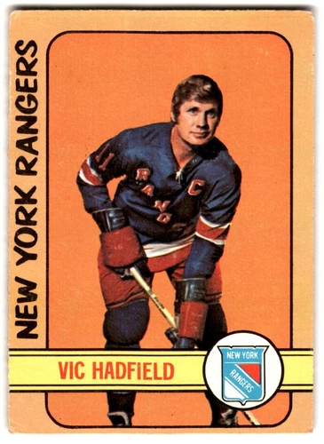 1972-73 O-Pee-Chee Vic Hadfield #31 New York Rangers
