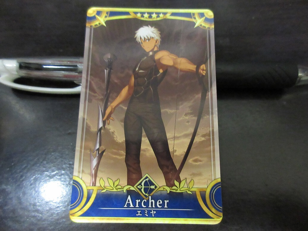 FGO Fate Grand Order Arcade Card Servant Emiya Archer c
