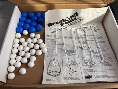 Vintage 1986 BREAKING POINT Game Replacement Pieces Parts Original